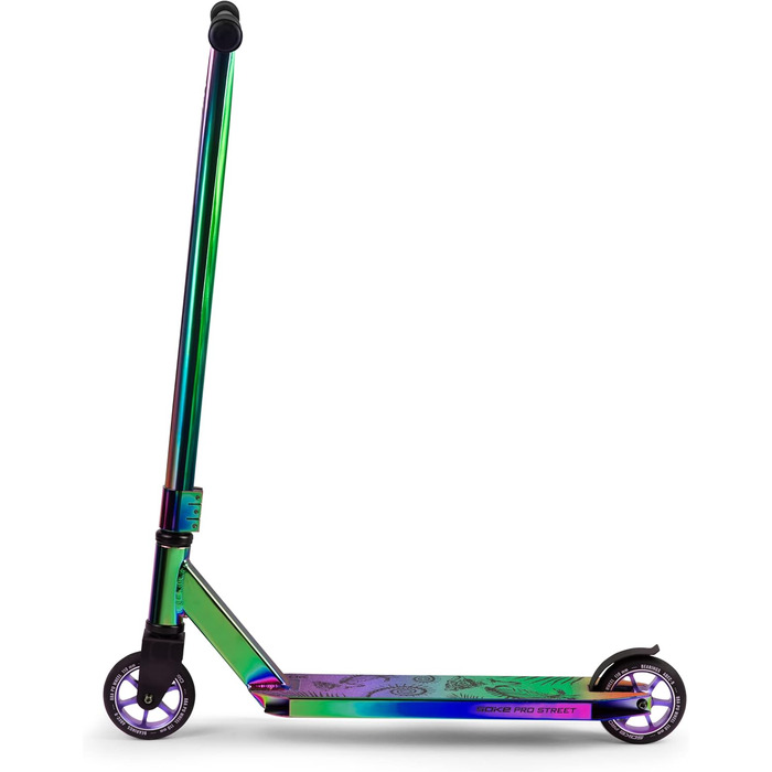 Трюковий самокат SOKE PRO Street Neo Chrome Kick Scooter з кульковим підшипником ABEC 9 Самокат Скутер для дорослих та дітей SOKE