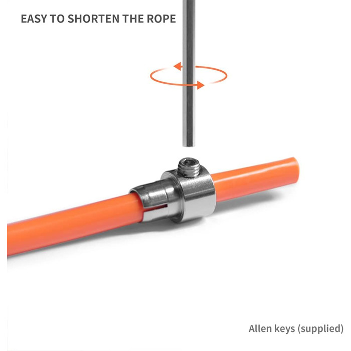 Hererope 1/2 фунта регульоване важке скакалка для фітнесу, зручна ручка, міцний кабель, для чоловіків і жінок, для схуднення та кардіо