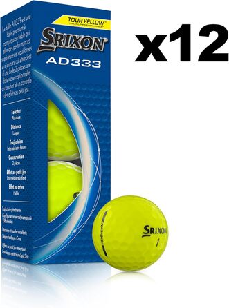 М'ячі для гольфу Srixon AD333 11 - відстань, швидкість, контроль