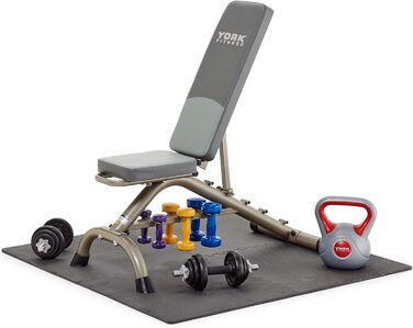 Захисні підлоги York Fitness Bodenmatten Floor Guard з бортиком, 4 плитки, модель 6700