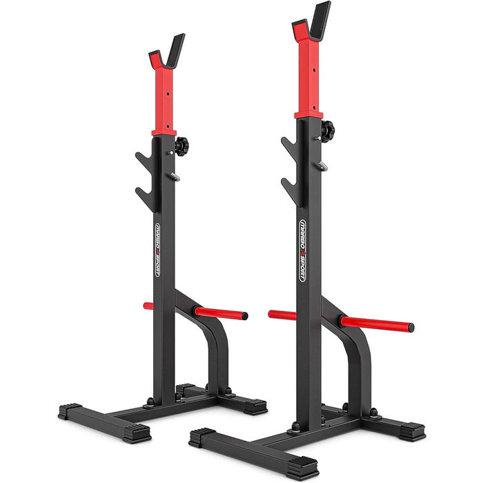 Багаторівневі стійки для штанги Marbo Sport MS-S108, 2 шт., з упорами, вибір варіантів, вироблено в ЄС