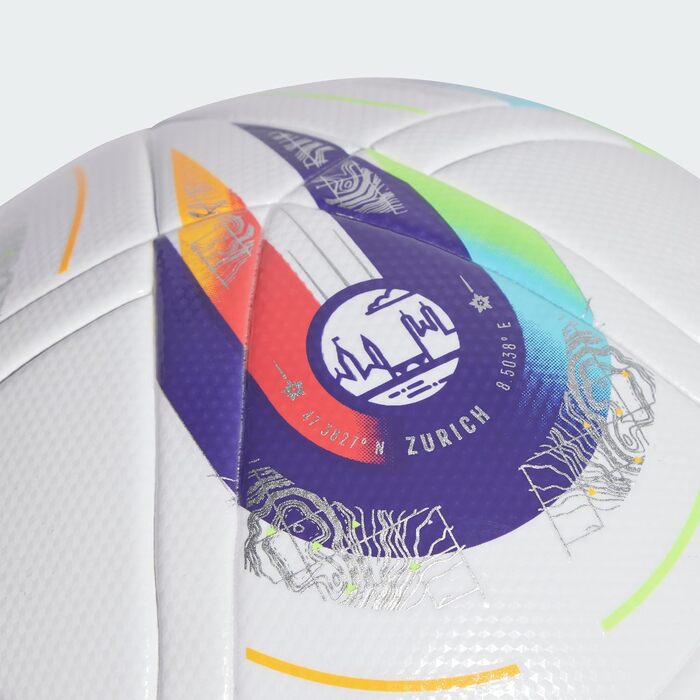 Футбольний м'яч adidas Euro25 LGE для жінок, ламінований