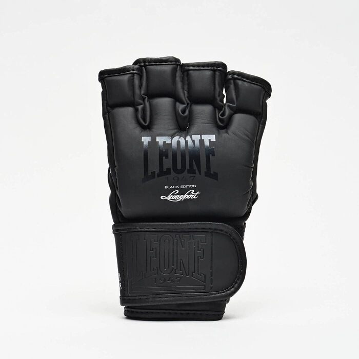 Рукавички Leone 1947 MMA - Black Edition, м'яка підкладка, захист пальця