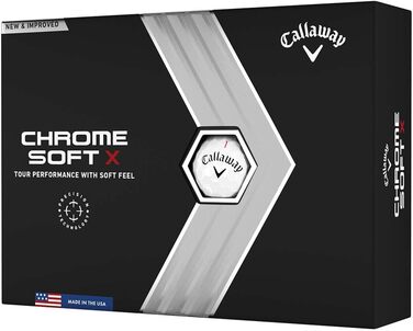 М'ячі Callaway Chrome Soft X унісекс для дорослих