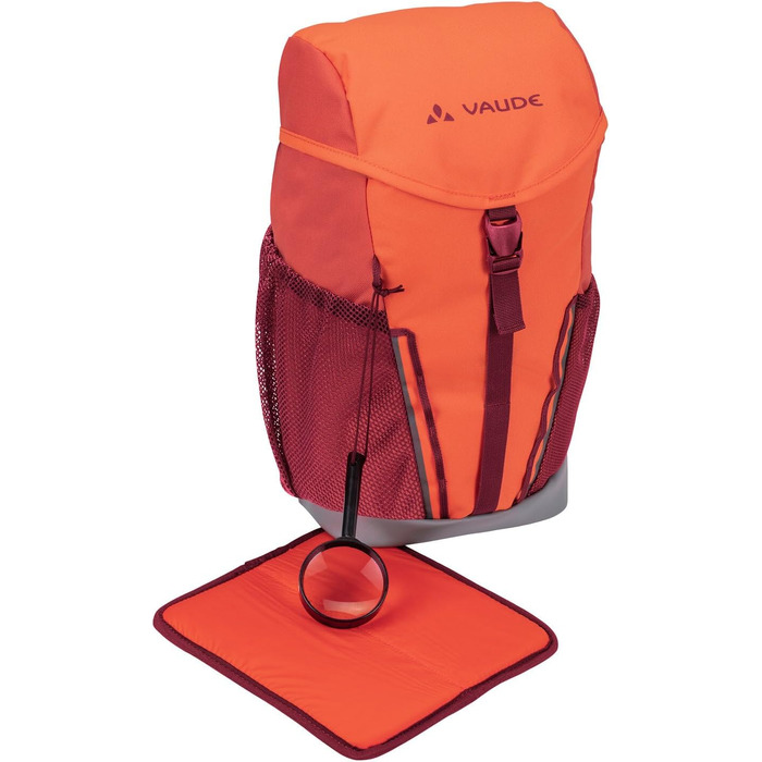 Дитячий рюкзак VAUDE Puck 10 л для хлопчиків і дівчаток, туристичний та шкільний, водостійкий, з дощовиком і лупою, синій