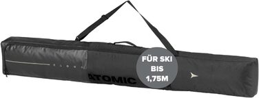 Сумка Salomon Atomic W SKI Bag Cloud Black - Лижна сумка для лиж і палиць довжиною 175 см - Водо- та брудовідштовхувальний матеріал - Компактний лижний транспорт без подряпин - З ременем для перенесення