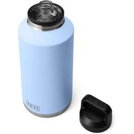 Термос YETI Rambler 1,8 л вакуумний, з нержавіючої сталі, герметичний, з кришкою-тримачем, синій