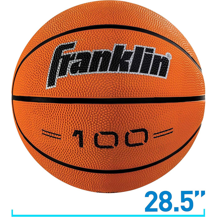 Баскетбольний м'яч Franklin Grip-Rite 100 середній - 28,5 дюймів (72,4 см)