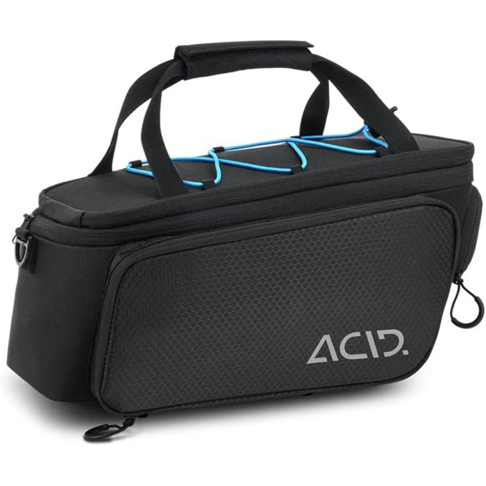 Велосипедна багажна сумка acid Trunk City 8+16 л Rilink, чорна