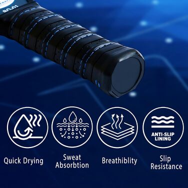 Набір для піклболу Blinq Sports: 2 ракетки, 4 м'ячі, 2 рушники, сумка, легка USAPA ракетка з антиковзкою ручкою для початківців і гравців середнього рівня