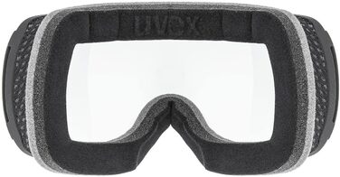 Лижні окуляри Uvex Unisex Downhill 2100 Vp X ( в упаковці) один розмір чорний матовий/варіо-пола