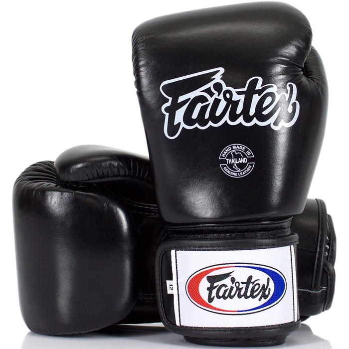 Боксерські рукавички Fairtex BGV-1, чорні, 14 унцій для ММА та Муай Тай