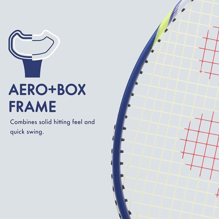 Ракетка для бадмінтону YONEX Astrox Smash, чорн/черв, One Size, т-синя