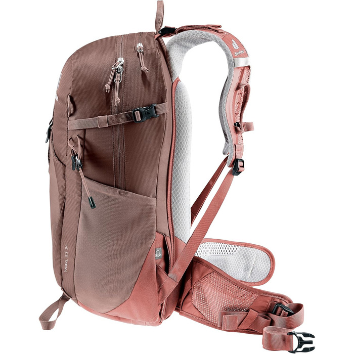 Жіночий туристичний рюкзак Deuter Trail 23 SL 2024 для хайкінгу та скелелазіння, колір Raisin-caspia