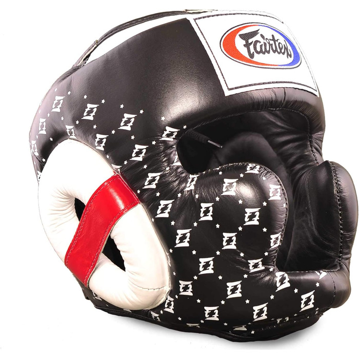 Захист голови Fairtex HG10, чорний/білий, розмір M