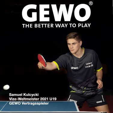 Ракетка GEWO PS Blast Power, ITTF, універсальна, увігнута, 1,8 мм