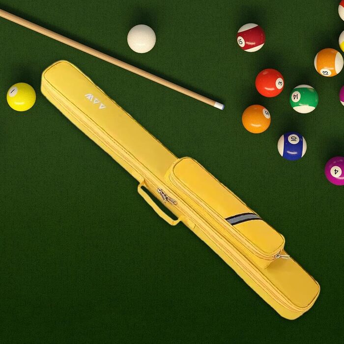 Сумка-тоут Rockible Billiard Stick, сумка для зберігання снукерного кия, сумка-тоут з аксесуарами, протектор для сумки, аксесуари для чохла 3/4 Cue (жовтий)