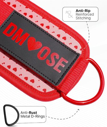 DMoose Фітнес-манжета для ніг на кабельний тренажер, універсальна щиколоткова петля для кросовера, аксесуар для тренування ніг і сідниць, для жінок і чоловіків, окремо