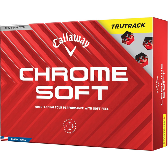 М'які м'ячі Callaway Chrome 2024 для гольфу