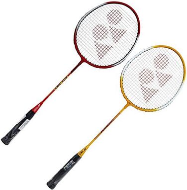 Набір ракеток Yonex GR 303, 2 шт. (жовтий/червоний) з покриттям