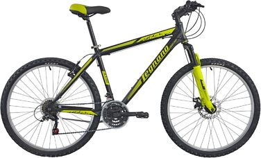 Чоловічий MTB Legnano 26 чорний/жовтий матовий, 46