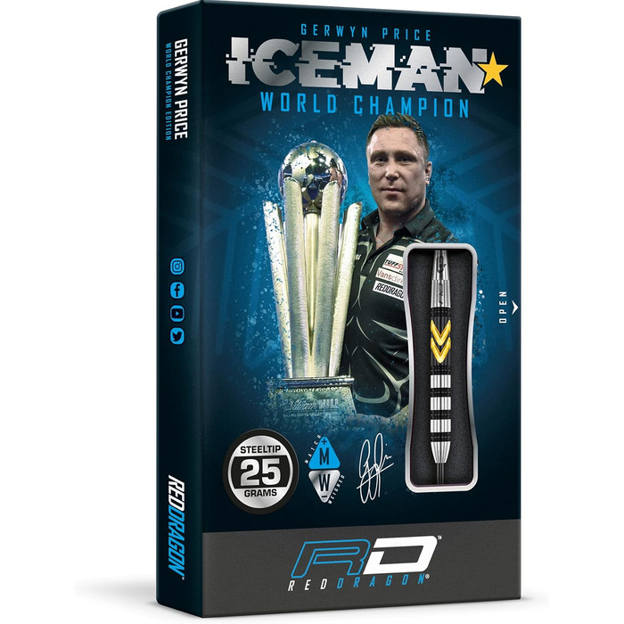 Гервін Прайс Iceman Thunder SE Вольфрамові дротики"