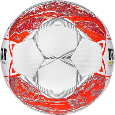 Футбольний м'яч Derbystar Admiral Bundesliga Brillant APS v24, біло-червоний, розмір 5, ігровий