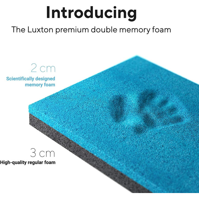 Масажний стіл Luxton Home Premium з піною Memory Foam, складаний, портативний, легкий у встановленні