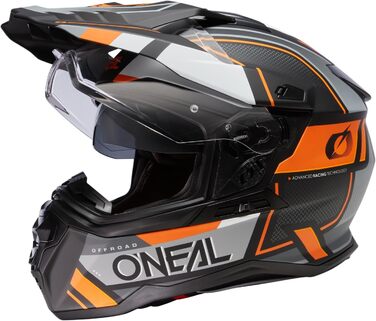 Мотошолом O'NEAL D-SRS V.23 для ендуро, туризму, стріт, з інтегрованим сонцезахисним козирком, Bluetooth, Pinlock, для дорослих
