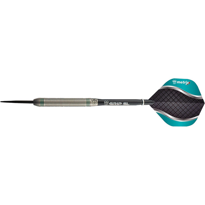 Дартсет Artos Steel Dart 80% вольфрам, 3 шт., м'ята/червоний/мідь, професійний