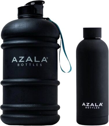 Пляшка для води Azala Thermos 2.5 л Спорт (Чорний Чорний)