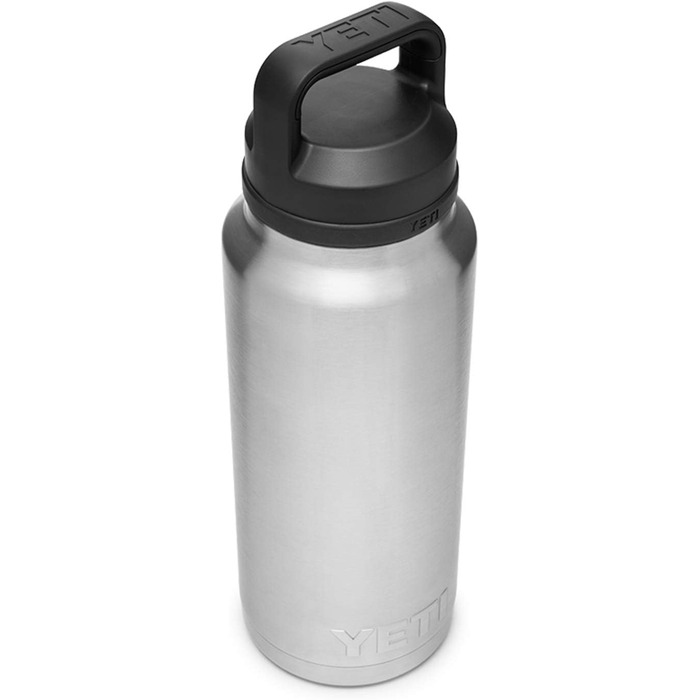Термос-пляшка YETI Rambler, вакуумна, нержавіюча сталь, кришка