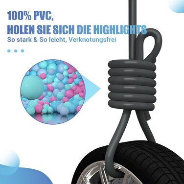 Скакалка для дорослих фітнесу, професійна швидкісна скакалка 3M PVC з тренувальним плакатом, регульована спортивна скакалка ABS з нековзною ручкою для чоловіків, жінок, дітей та дівчаток (сіра)