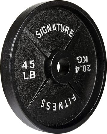 Плита Signature Fitness Deep Dish, 20,4 кг, E-Coating, 5,1 см