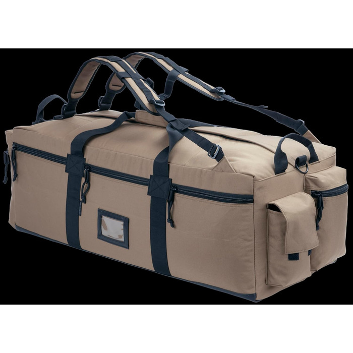 Сумка Backferry 80L Khaki Military Style з лямками для рюкзака