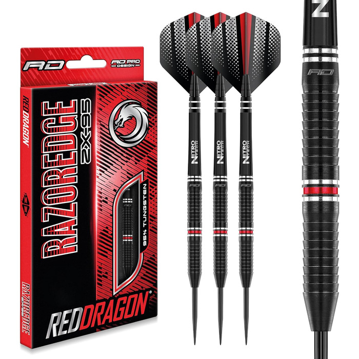 Дротики RED DRAGON Razor Edge ZX з вольфраму (26G, ZX-95) Profi