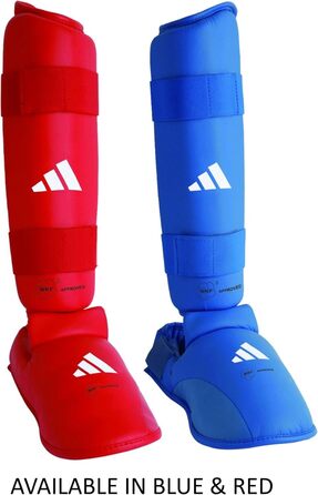 Захист гомілки та стопи Adidas WKF для карате, знімна устілка, XL, синій