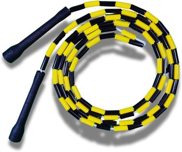 Професійна скакалка Elevate Rope з перлинами, 3 м, регульована, якісні перлини і полімерний шнур, для фрістайлу, кардіо і трюків, для всіх рівнів, для дому та вулиці