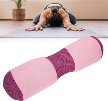 Подушка для йоги Yoga Bolster Roller Waist Pillow Корекція поперекового відділу тазу Подушка Memory Foam Block Подушка для йоги кругла для відновлювальних вправ йоги