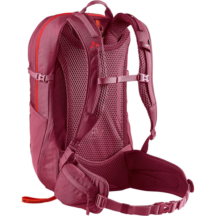 Рюкзак Vaude Wizard 30+4 водовідштовхувальний, трекінговий для жінок і чоловіків, зручна система перенесення, органайзер, колір червоний