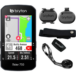 Велокомп'ютер Bryton Rider 750SE, GPS, сенсорний 2.8