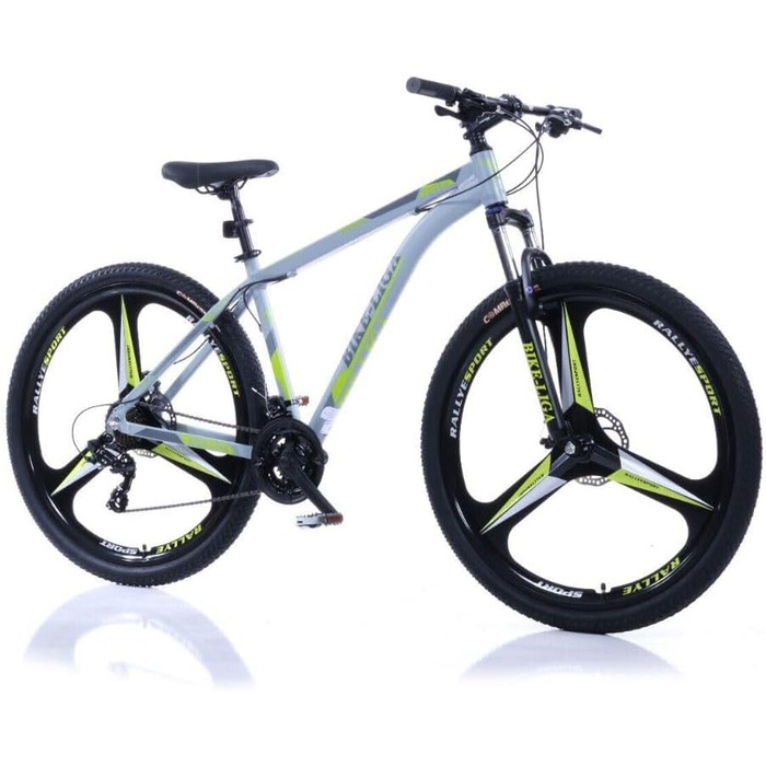 Гірський велосипед Corelli 29 MTB Hardtail ALU Terra-X.TR модель, 21 швидкість, гальмо ДИСК, NECO NEW (mystic-сірий, 22)