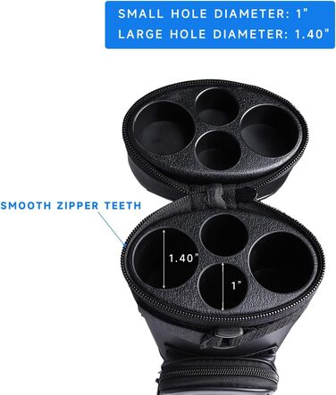 Футляр для більярдного кия 2x2 GSE Deluxe, жорсткий, овальний, чорний