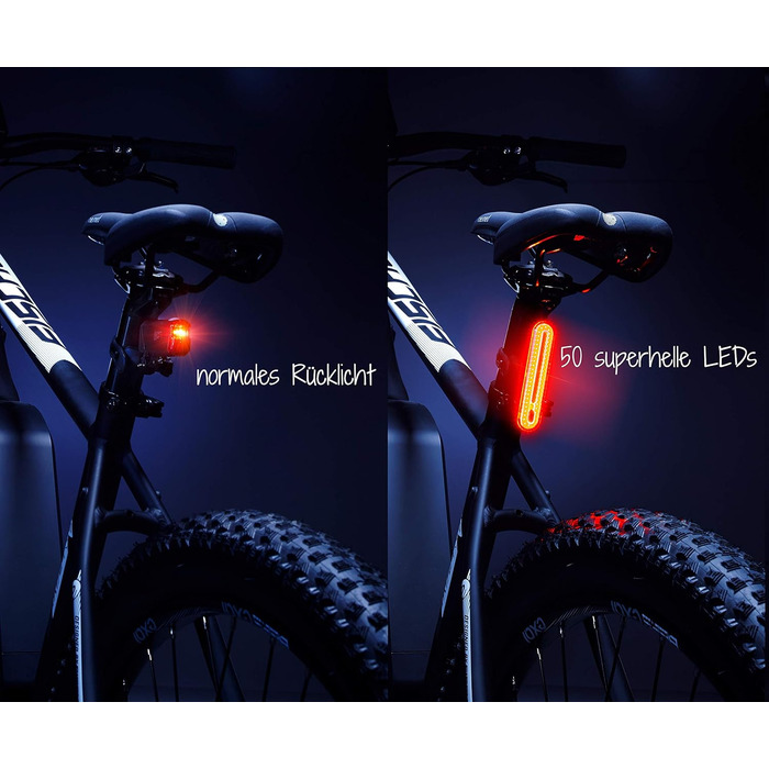 SIGMA Aura 45 – велосипедна LED фара 45 Люкс, акумуляторна, водостійка, 3 режими, переднє світло, StVZO