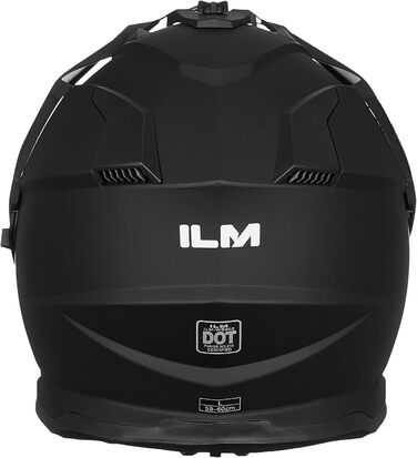 Мотошолом ILM Dual Sport Adventure з сонцезахисним козирком, сумісний з Pinlock, ECE, для мотокросу, квадроцикла, оффроуд WS902