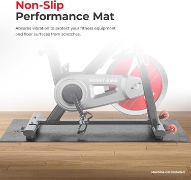 Sunny Health & Fitness килимок для захисту підлоги під тренажери, 4 розміри, для дому