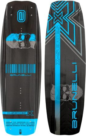 Набір вейкбордів BRUNELLI Carbon 138 см з дошкою COASTO Diamond Wakeboard синій