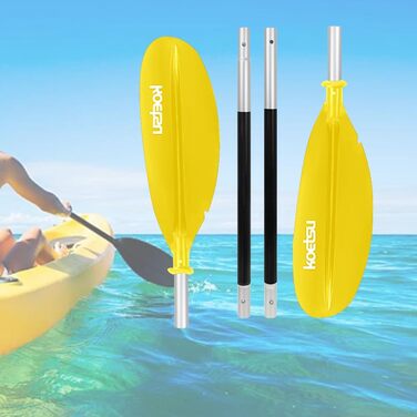 Весло JUCHRZEY Surfpadle Alu SUP Paddle 4 частини (жовтий)