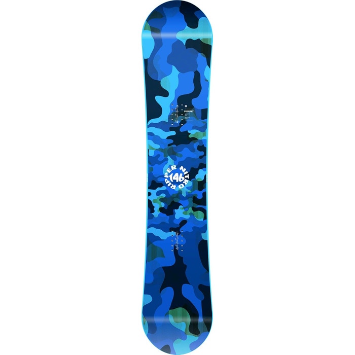 Сноуборд Nitro Unisex Youth Kids Ripper '20 BRD All Mountain Freestyle Twin Board Сноуборд, багатокольоровий (146 см)