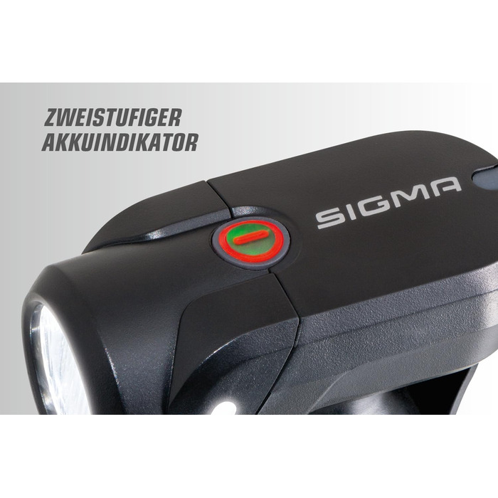 Світлодіодний набір велосипедних фар SIGMA Aura 35 і NUGGET II, переднє та заднє світло, водостійкі, на акумуляторі, StVZO